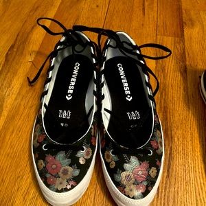 Floral Converse Ballet Flats